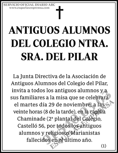 Antiguos Alumnos del Colegio Ntra. Sra. Del Pilar